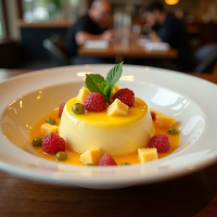Tropical Mango Panna Cotta