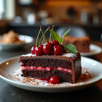 Cherry-Chocolate Black Forest Cake