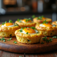 Vegetarian Egg & Semiya Muffins