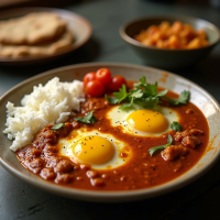 Spicy Indian Egg Curry (Andhra Style)