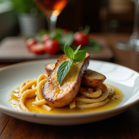 Foie Gras with Port Wine Sauce