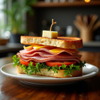 Ham and Butter Sandwich